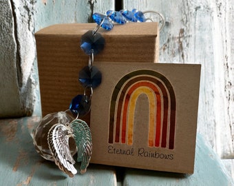 SunCatcher Angel Wings in Gift Box with Card and Donation