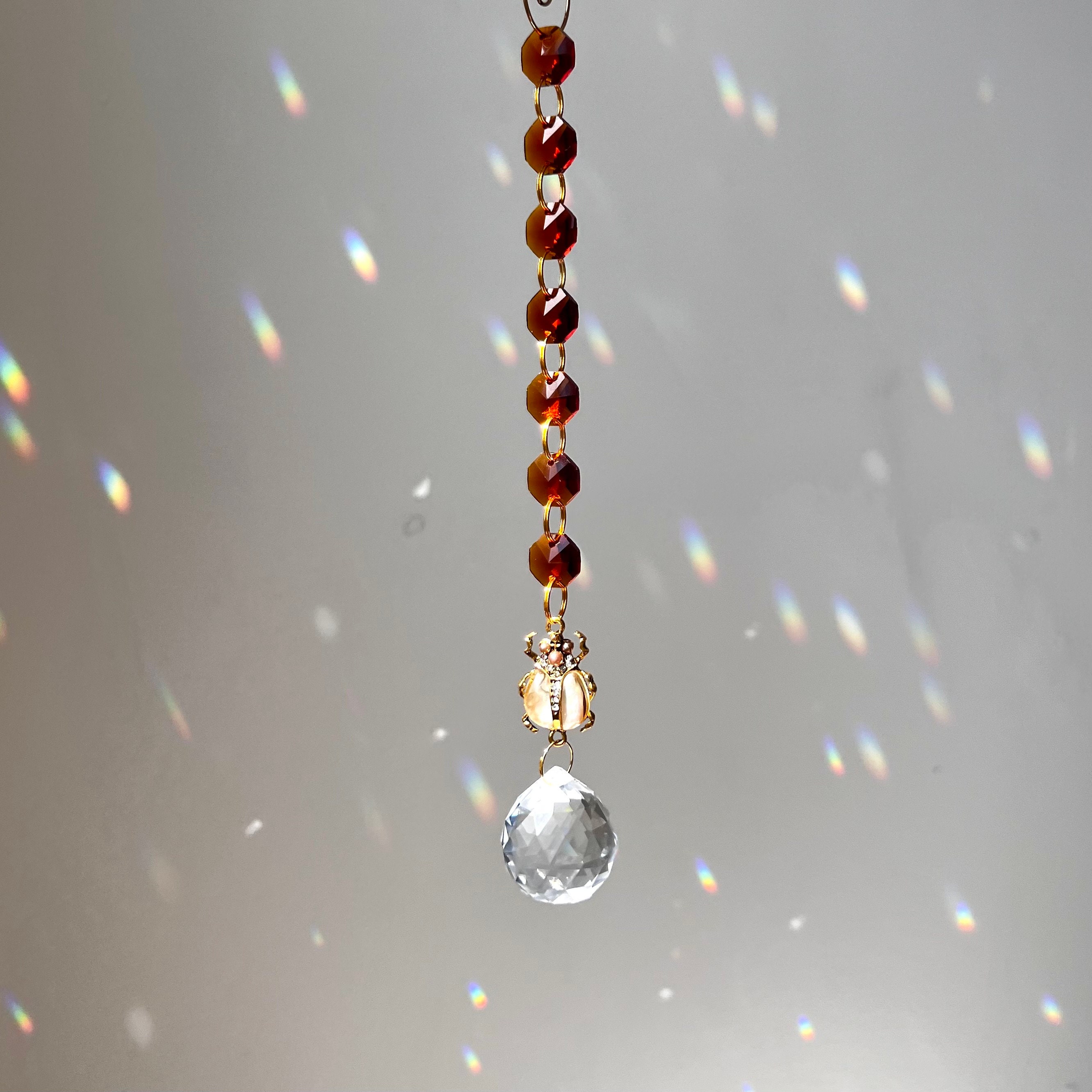 Crystal Suncatcher Rainbow Maker Window Ornament in Gift Box With Card ...