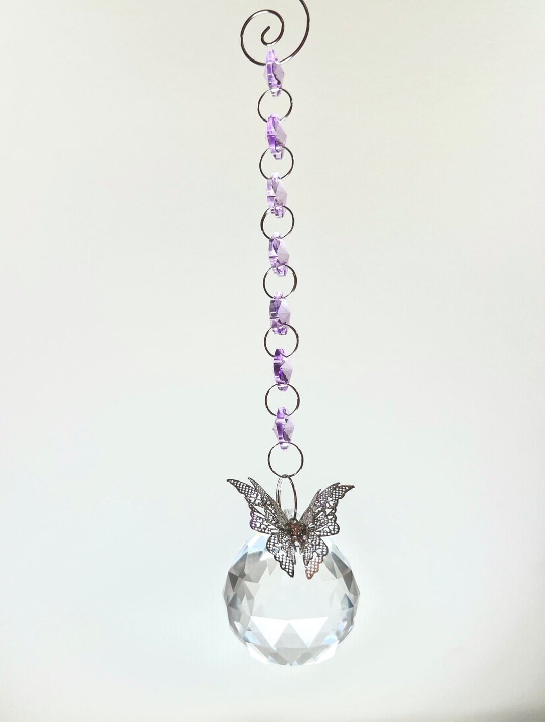 Moon Crystal Suncatcher Rainbow Maker
