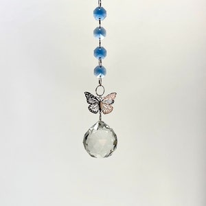 Crystal Butterfly SunCatcher Rainbow Maker em caixa de presente com cartão e doação