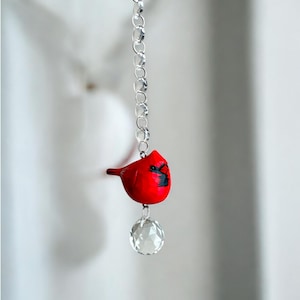 SunCatcher Cardinal Rainbow Maker dans une boîte cadeau avec carte et don