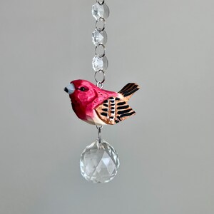 Suncatcher Sparrow Bird Rainbow Maker dans une boîte cadeau avec carte et don