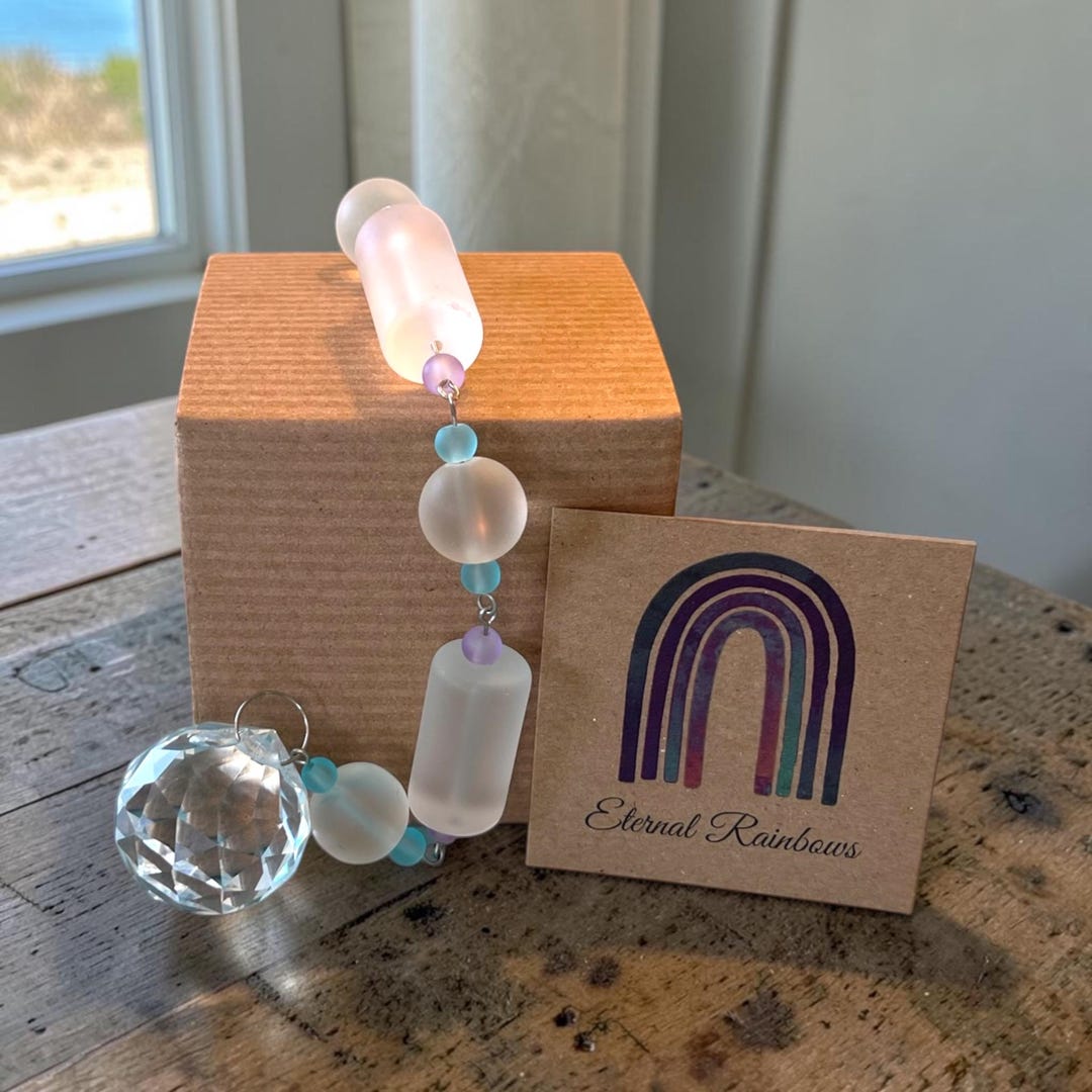 Suncatcher Boho Beach Crystal Rainbow Maker - Etsy