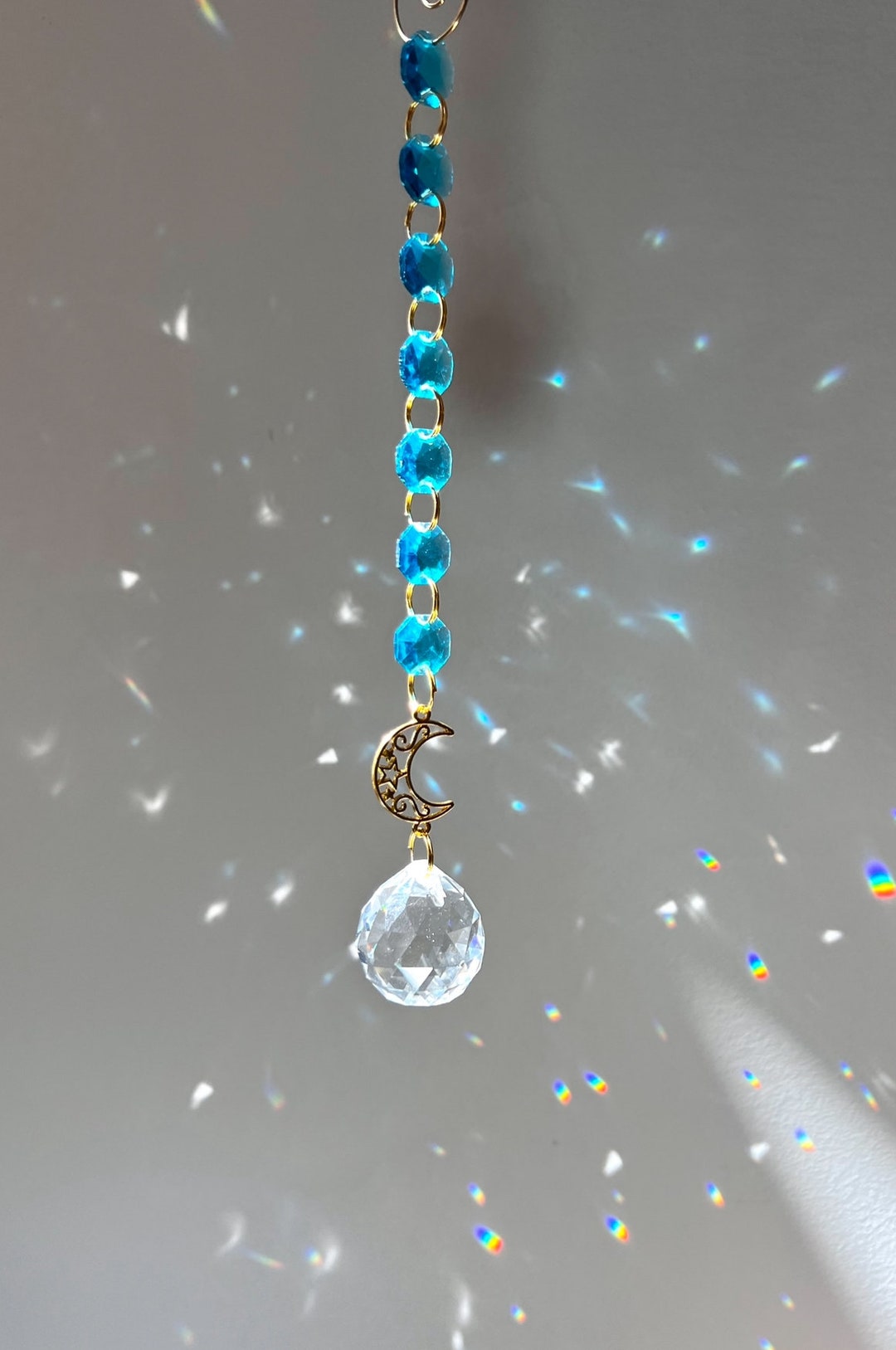 Crystal Celestial Suncatcher Crystal Rainbow Maker in Gift Box With ...