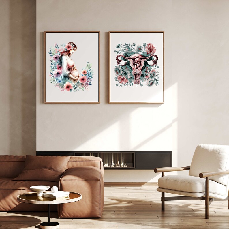 Anatomy Art Waiting Room Decor Doctors Office Decor Medical Wall Art ...