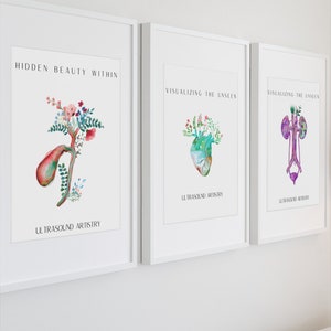 Arte della parete per ecografia Arte della parete per ultrasuoni Decorazione della parete per tecnologia ad ultrasuoni Regalo per tecnologia ad ultrasuoni Regalo per collega Ecografista Tecnologia per ultrasuoni