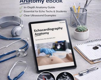 Studiehandledning för sonograf för ekokardiografi Ultraljud Ekokardiografi E-bok Instruktionsguide Ekokardiografi Kardiologi Fellow Ekokardiografi Anatomi