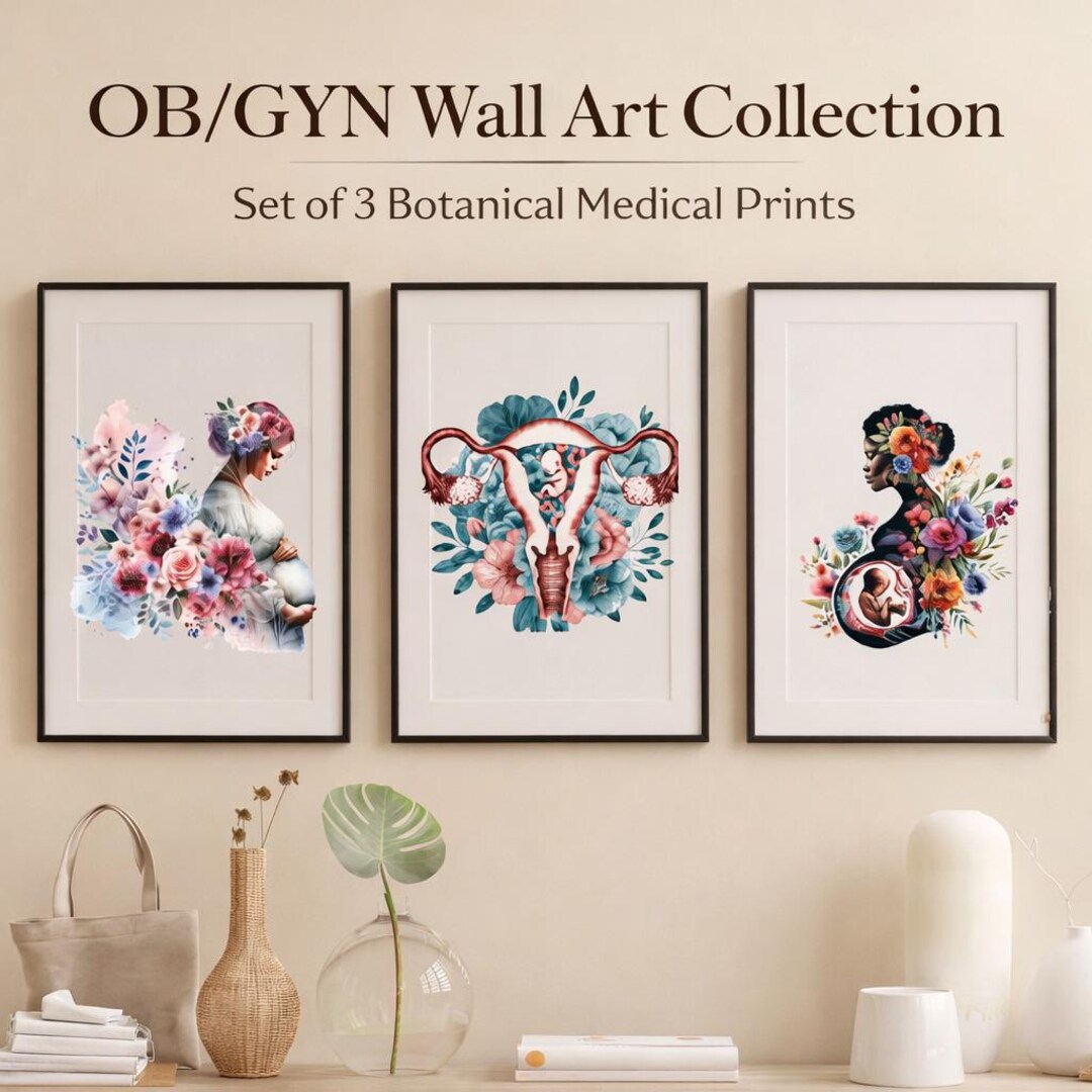 Anatomy Art Waiting Room Decor Doctors Office Decor Medical Wall Art ...