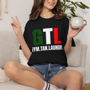 GTL Shirt – Unisex-Fitness-T-Shirt in Komfortfarben mit auffälligem Aufdruck