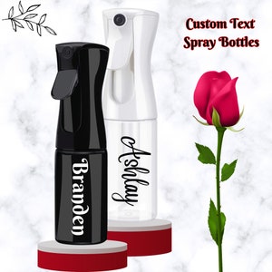 Continous Spray Bottle with Custom Label | Trigger Spray Bottle | Vinyl Label | Water Spray Bottle | Kitchen Cleaner | Spray Bottle Cleaner