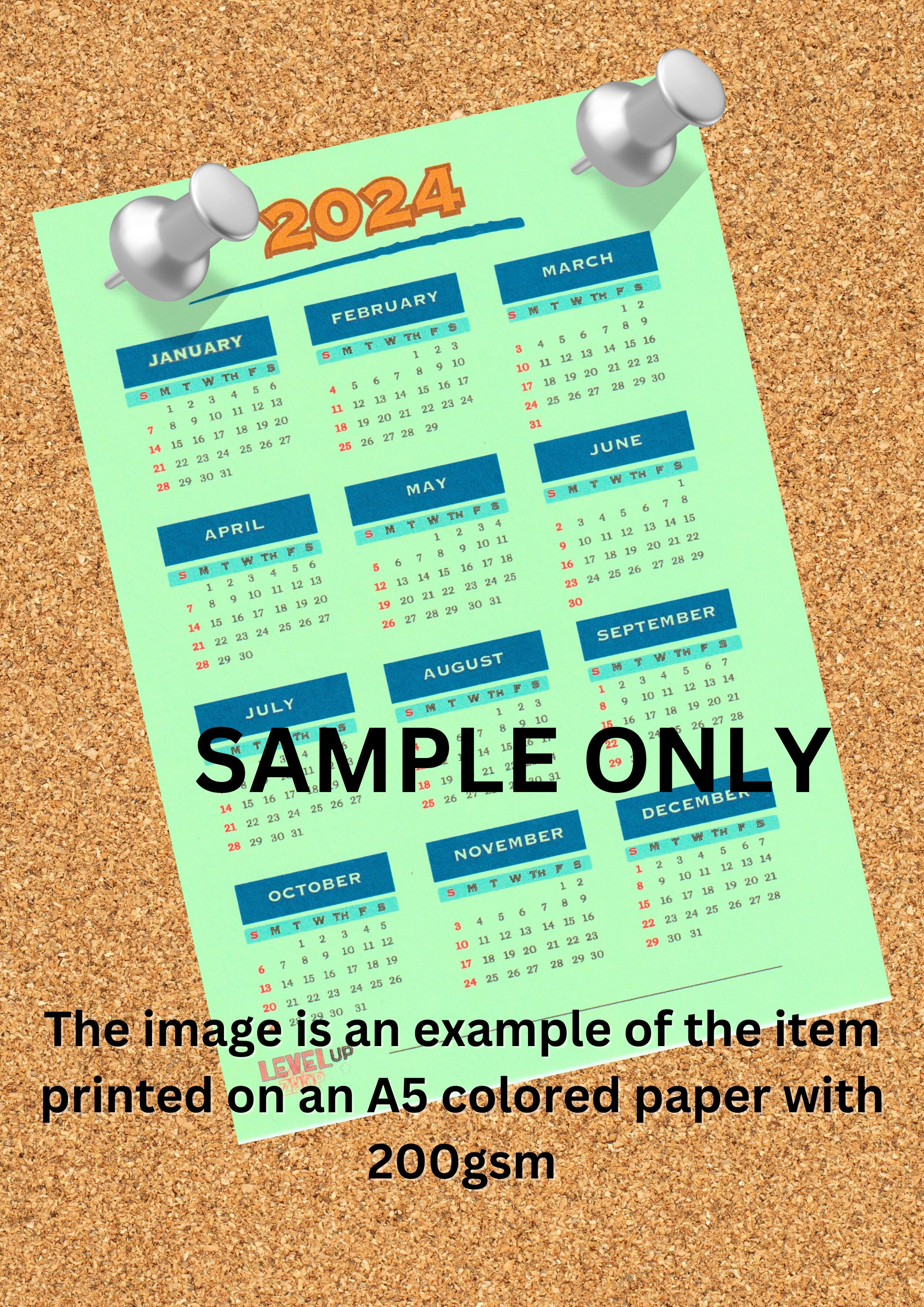 Calendario 2024 Calendario 2024 Calendar Planner 2024 Etsy México