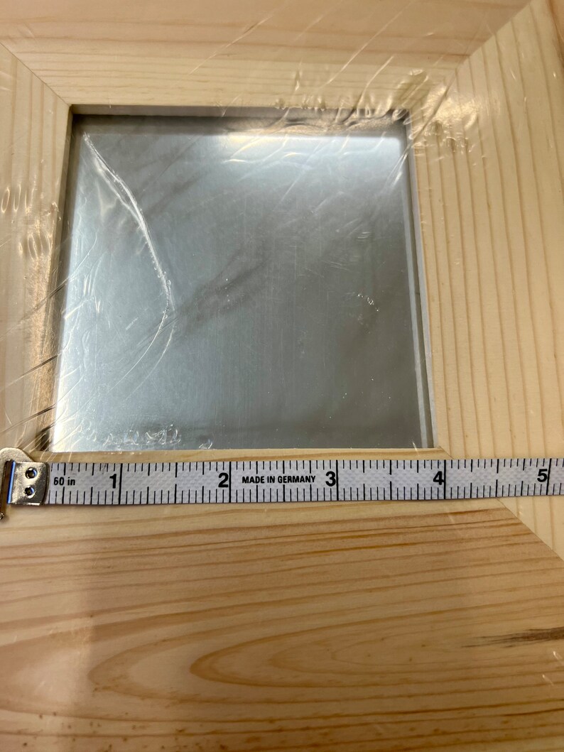 Malma Ikea Mirror Wide Unfinished Wood Frame for Mosaic, Painting or