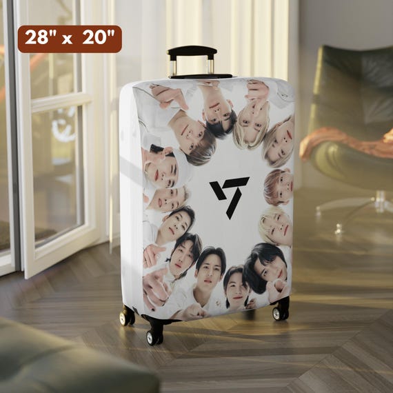 Seventeen Kpop Luggage Cover, SVT K-pop Luggage Accessories