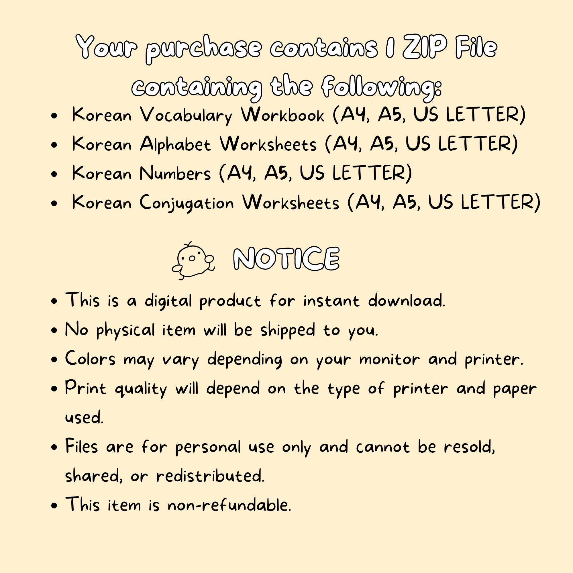Ultimate Korean Language Learning Study Bundle Printable and Digital ...