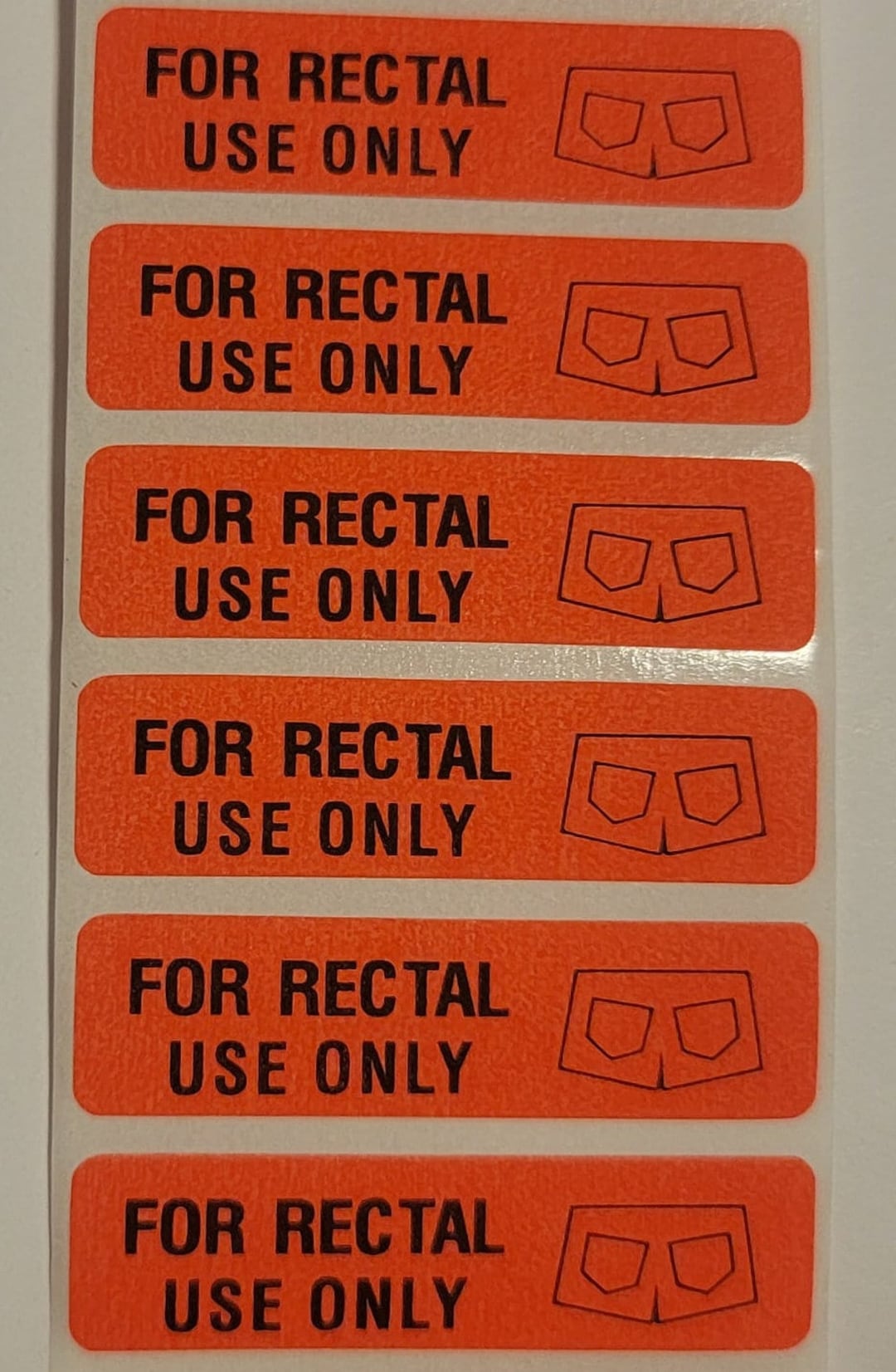 Funny "for Rectal Use Only" Stickers - 0.375" X 1.5" - Etsy