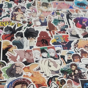 Anime Sticker Gift Pack - ideal für Teenager, die Anime lieben - Laptops, Wasserflaschen, viel Spaß für Kinder und Erwachsene