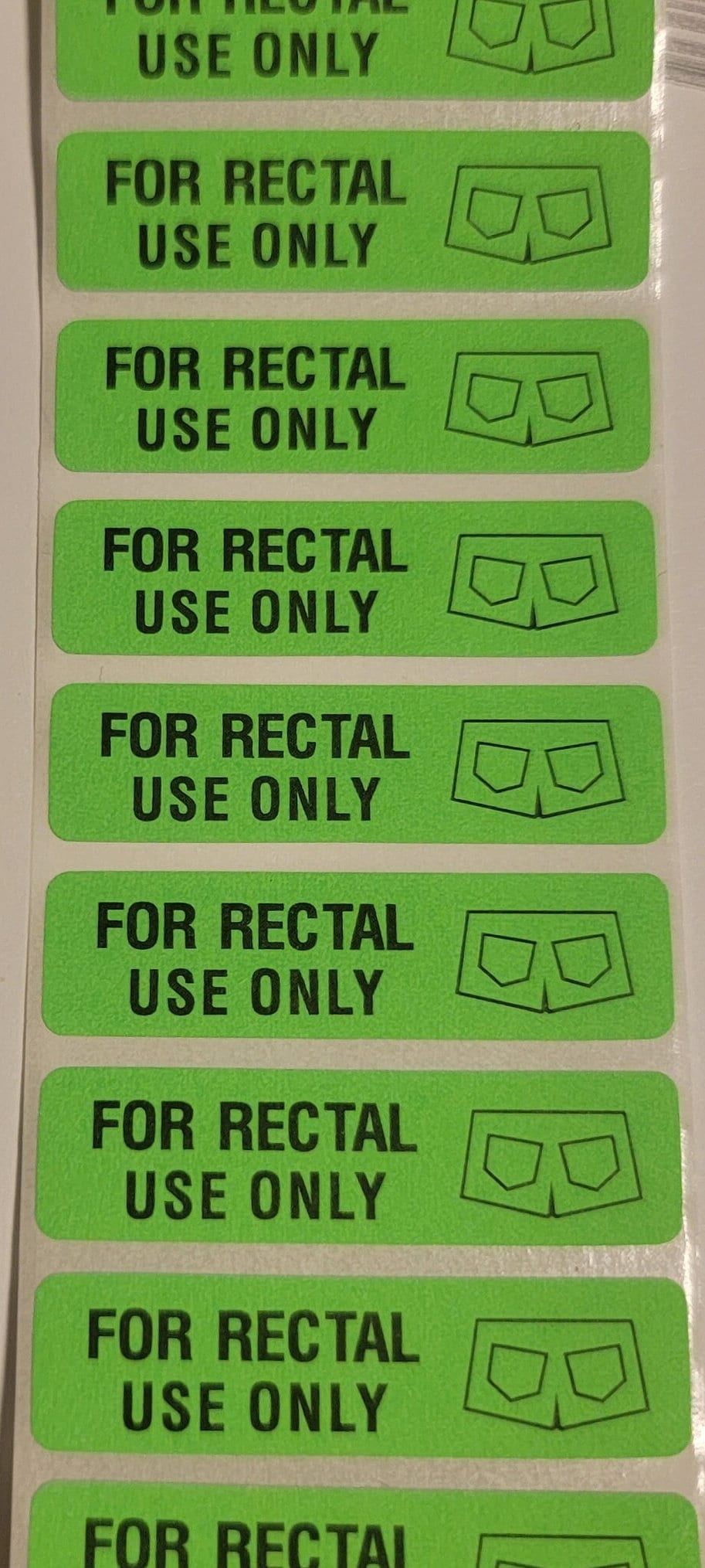 For Rectal Use Only Stickers. Make Everyone Smile with These Funny Sticker Surprises. Fast Shipping from USA