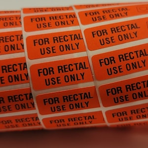 For Rectal Use Only Stickers. Make Everyone Smile with These Funny Sticker Surprises. Fast Shipping from USA