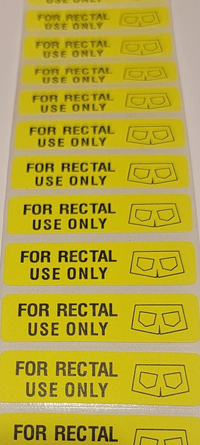 For Rectal Use Only Stickers. Make Everyone Smile with These Funny Sticker Surprises. Fast Shipping from USA