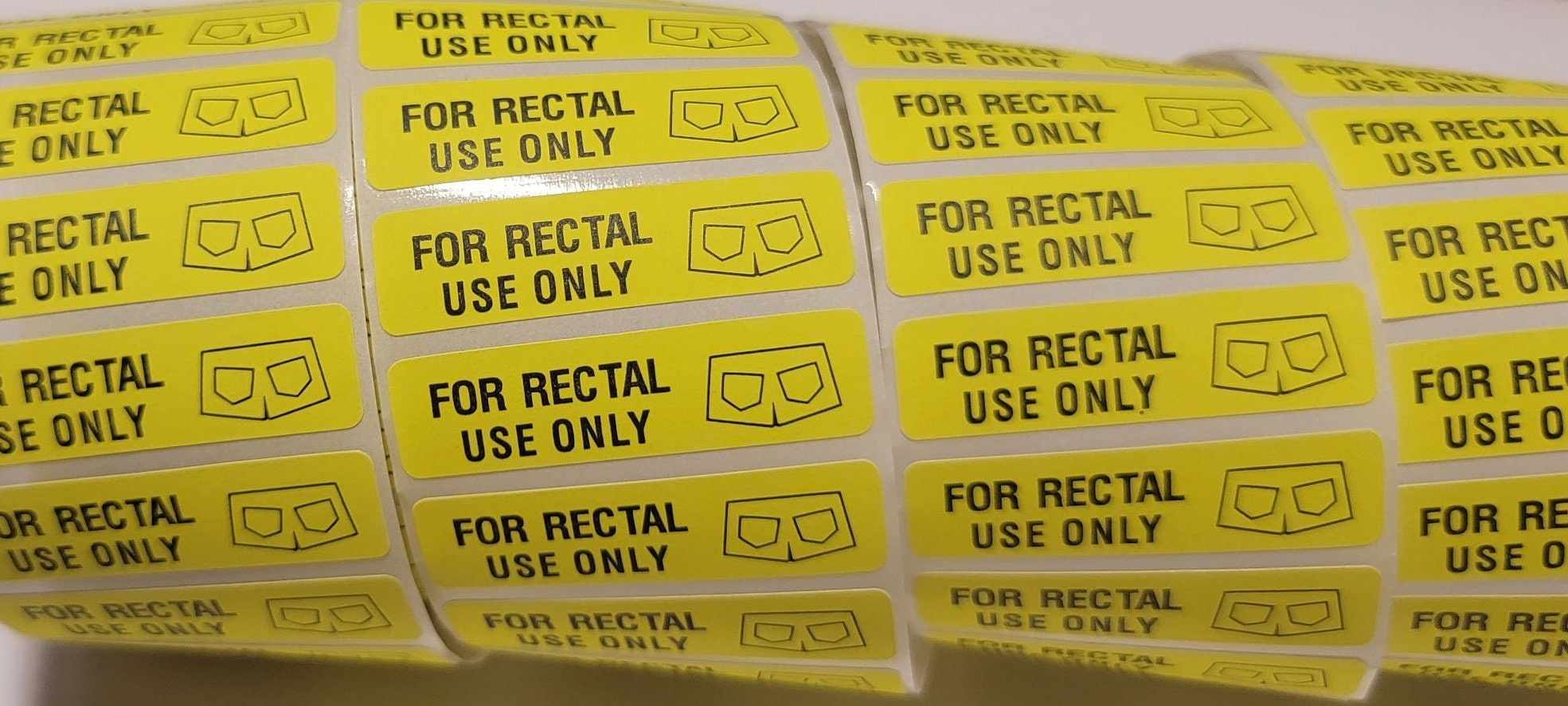 For Rectal Use Only Stickers. Make Everyone Smile with These Funny Sticker Surprises. Fast Shipping from USA