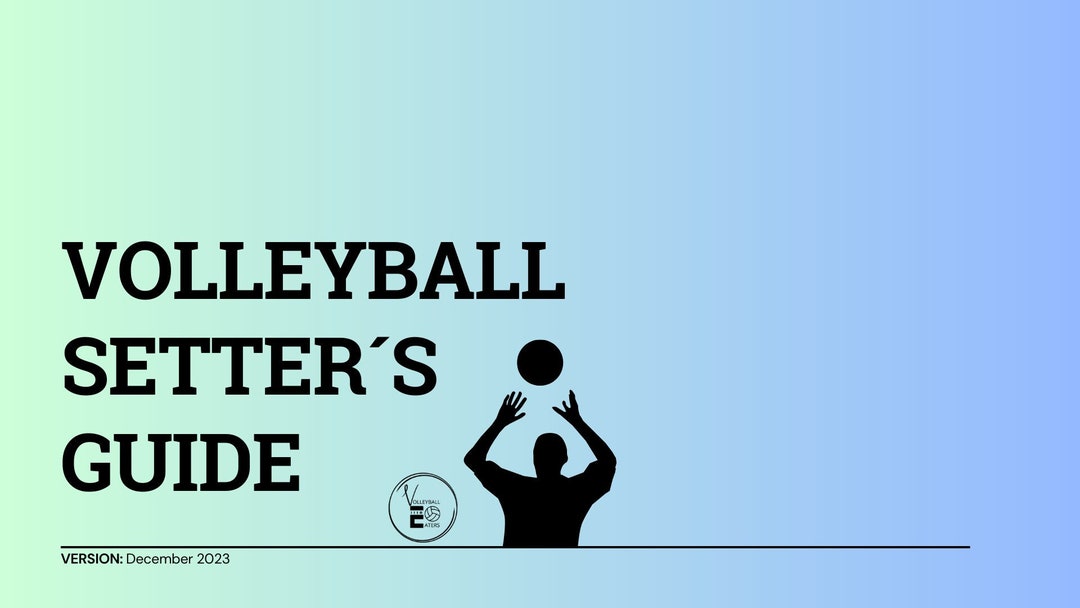 Volleyball Setters Guide Etsy