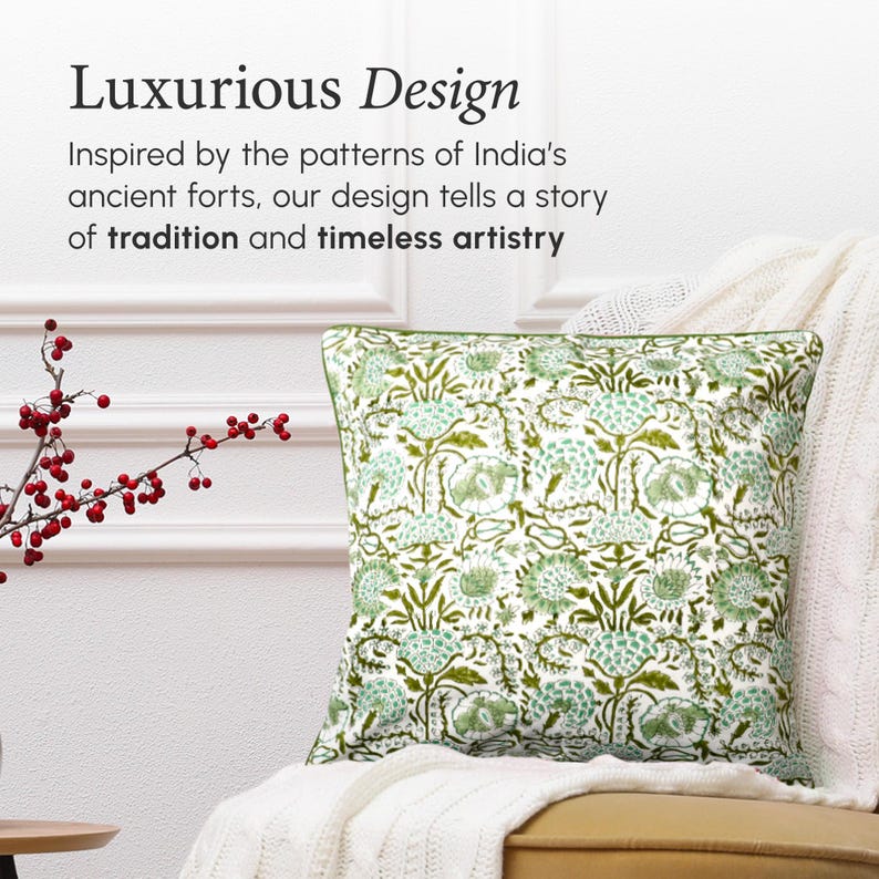 CottonprintclubUSA Throw Pillow Cover - Thumbnail 3
