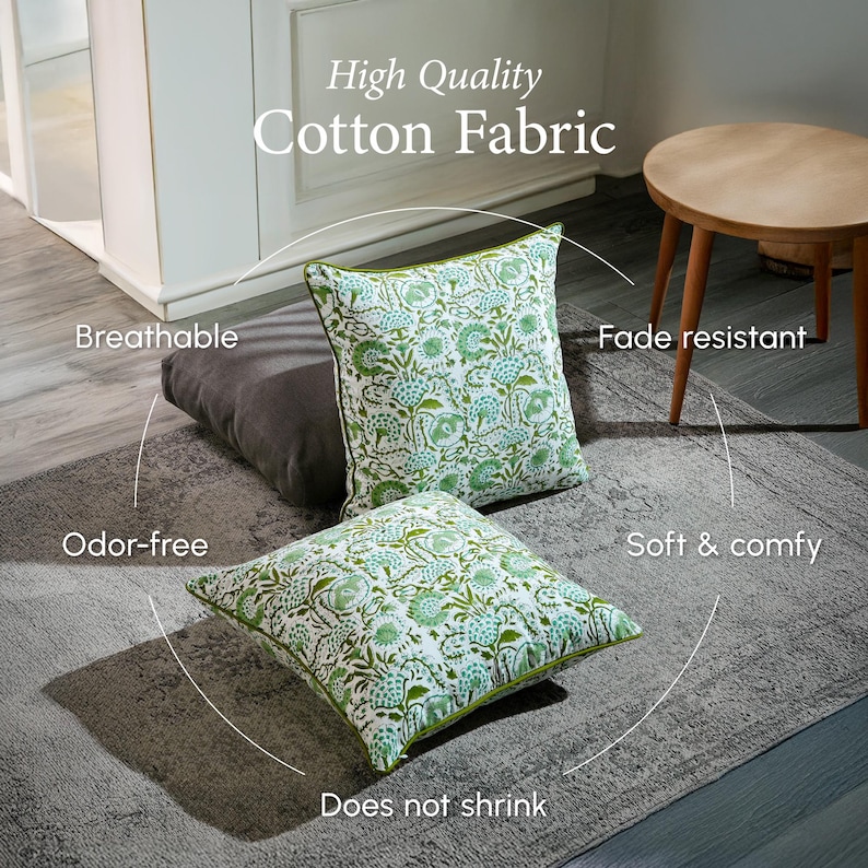CottonprintclubUSA Throw Pillow Cover - Thumbnail 5
