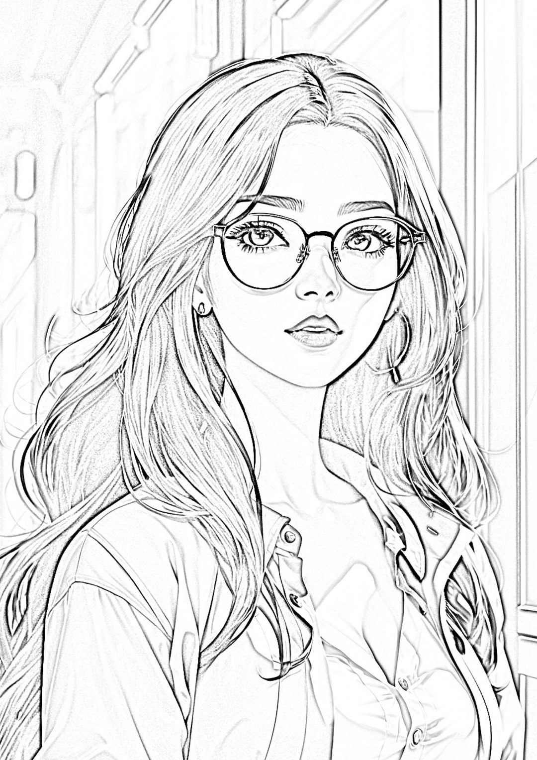 9 Printable Digital Colouring Page for Adults Instant Etsy