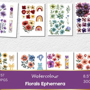 Watercolor Floral Clipart - Floral Clipart - Wedding Clipart - Watercolor Flowers - Roses Clipart - Flowers Clipart