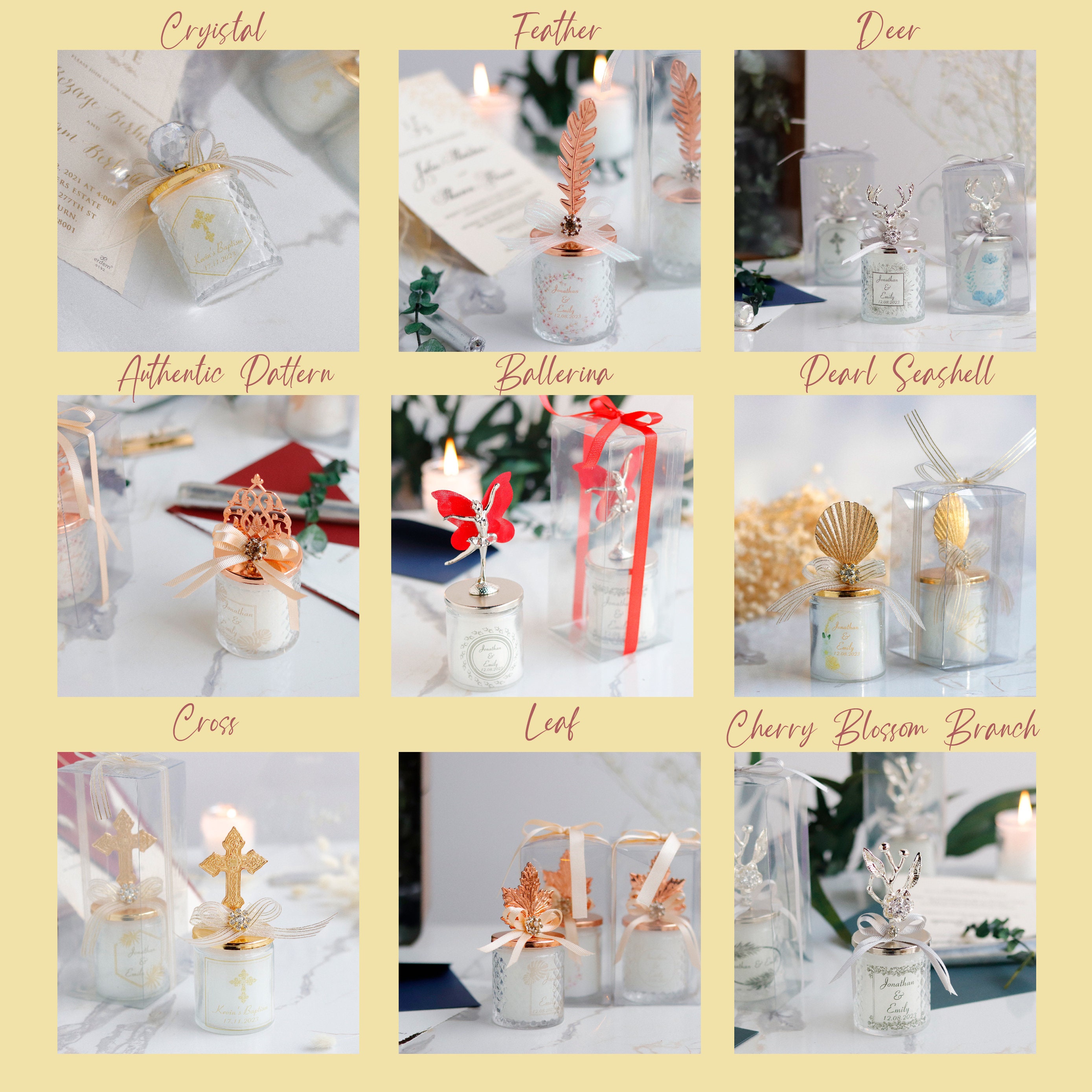 Funeral Favor Candle, Sympathy Gift, Memorial Candle, Memorial Favors, Funeral Keepsake, in