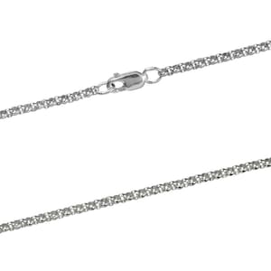 Argentium Silver 960 2mm Round Belcher Chain  16&quot; and 18&quot;