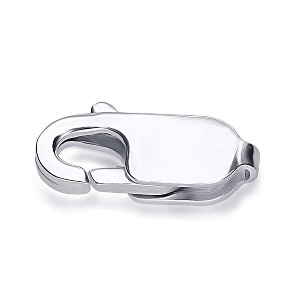 Argentium Silver 960 Silver Lobster Claw Oval