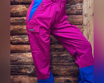 Vintage XXL women Mammut Schoeller Dynamic softshell sports trousers pants trekking retro 90s Old school