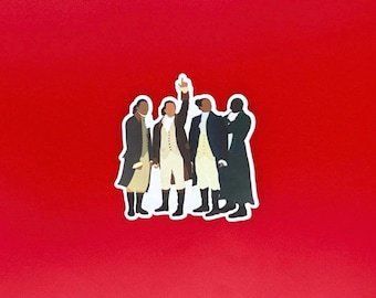 Hamilton Sticker, My Shot, Water and Fade Resistant Vinyl Decal for Laptops, Cars, Notebooks, Phones