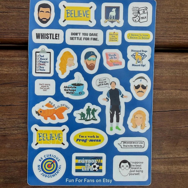 Coach Believe Sticker Set Water and Fade Resistant | Decals For Laptops Tumblers Phones Cars