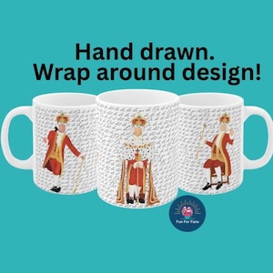 Hamilton King George Mug: Musical Theater Gift for Coffee Lovers