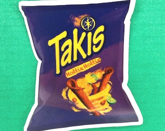 EYEKON-ic Sticker Spicey Chips Takis Sticker: Gnarly Art