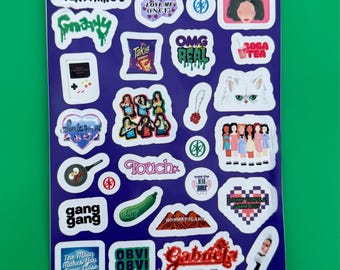 Eyekon-ic Sticker Set | Fan Gift | Waterproof UV Resistant |Laptop Journal Planner Water Bottle Decor