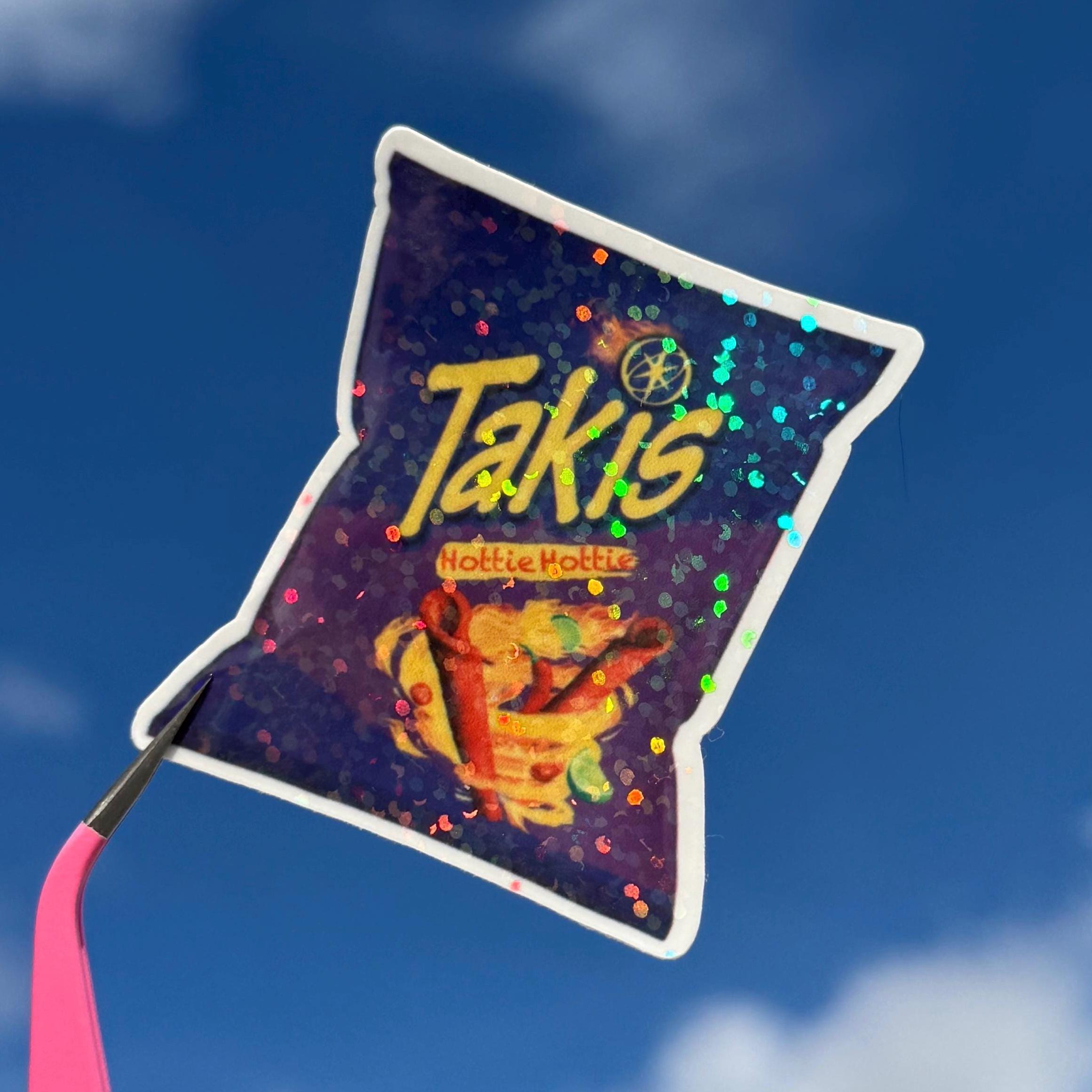 Eyekon-ic Sticker Spicey Chips: Y2K Kpop Fan Art, Holographic