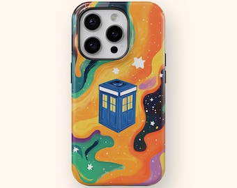 Doctor Who Phone Case TARDIS iPhone Case Dr Who Phone Case TARDIS Samsung Case Doctor Who Gift Time Machine Phone Case for iPhone and Galaxy