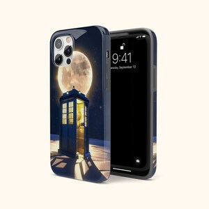 Dr Who Tardis iPhone Cases, Gift For Dr Who Fan, Tardis Present, Whovian, Police Box, Time Machine, Exploding Box, Mashup Art, Case Glow Co