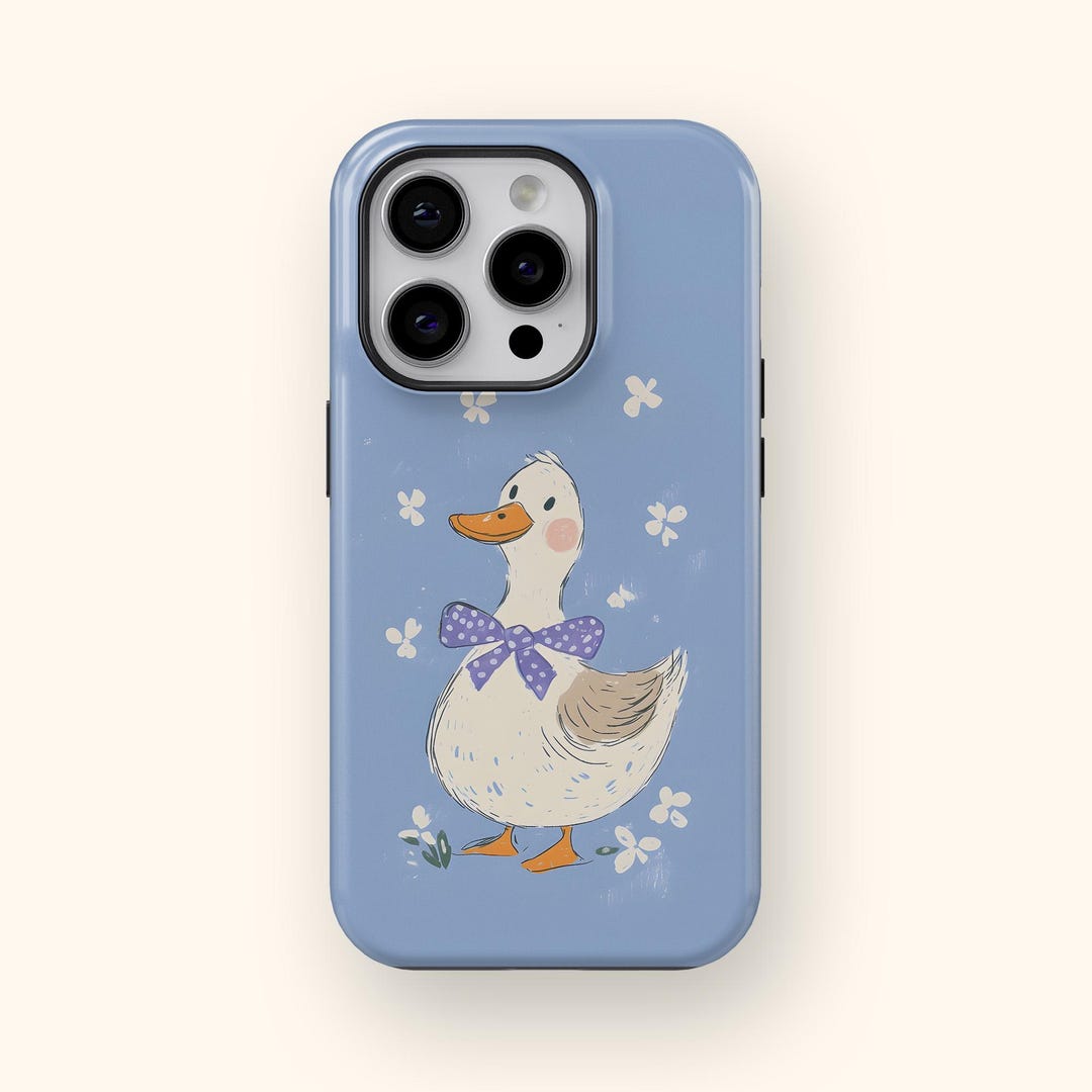 Goose Phone Case Duck Lover Phone Case Cute Animal Phone Case Pastel ...