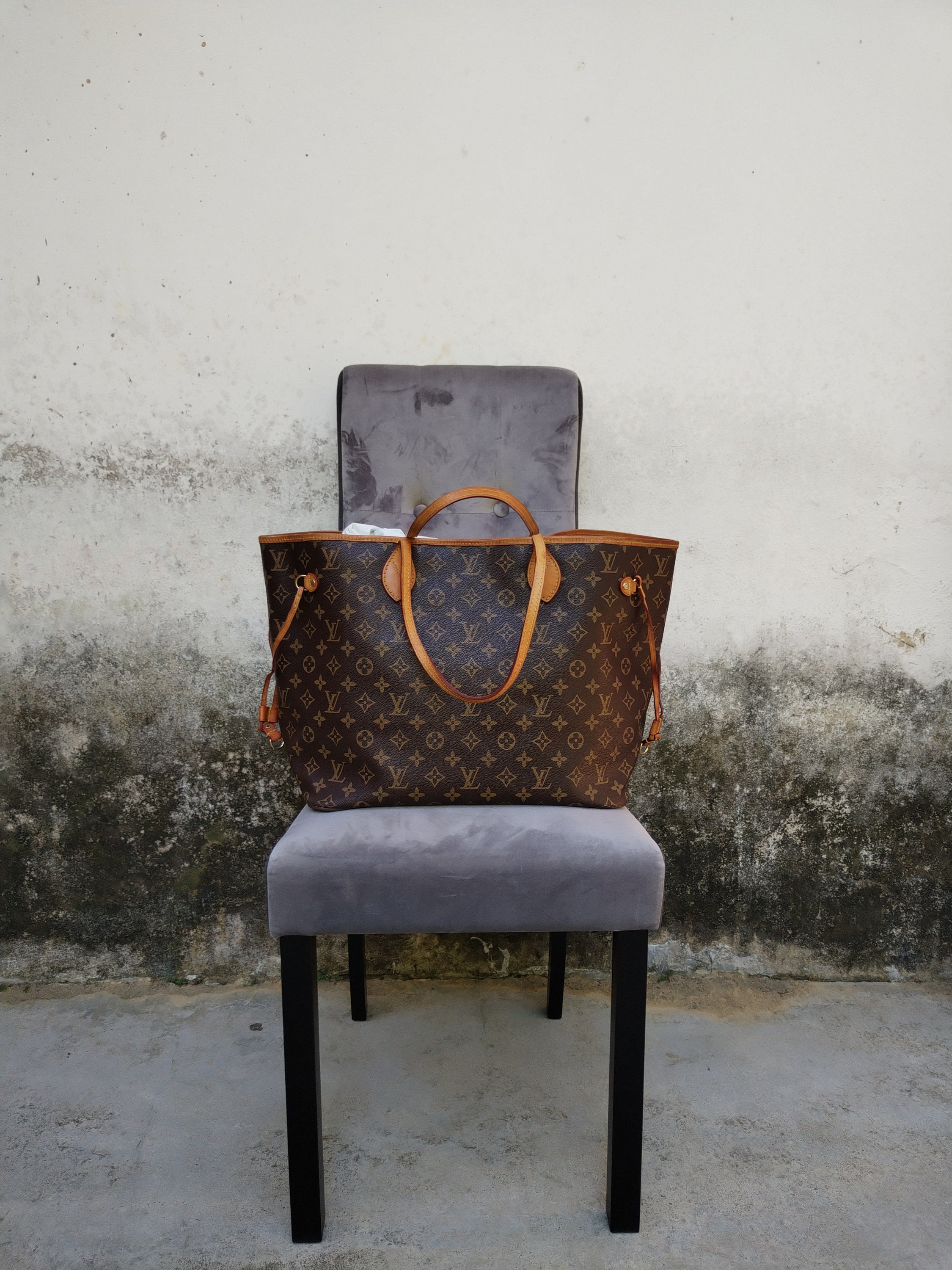 LOUIS VUITTON Neverfull Monogram MM Made in USA SD4117