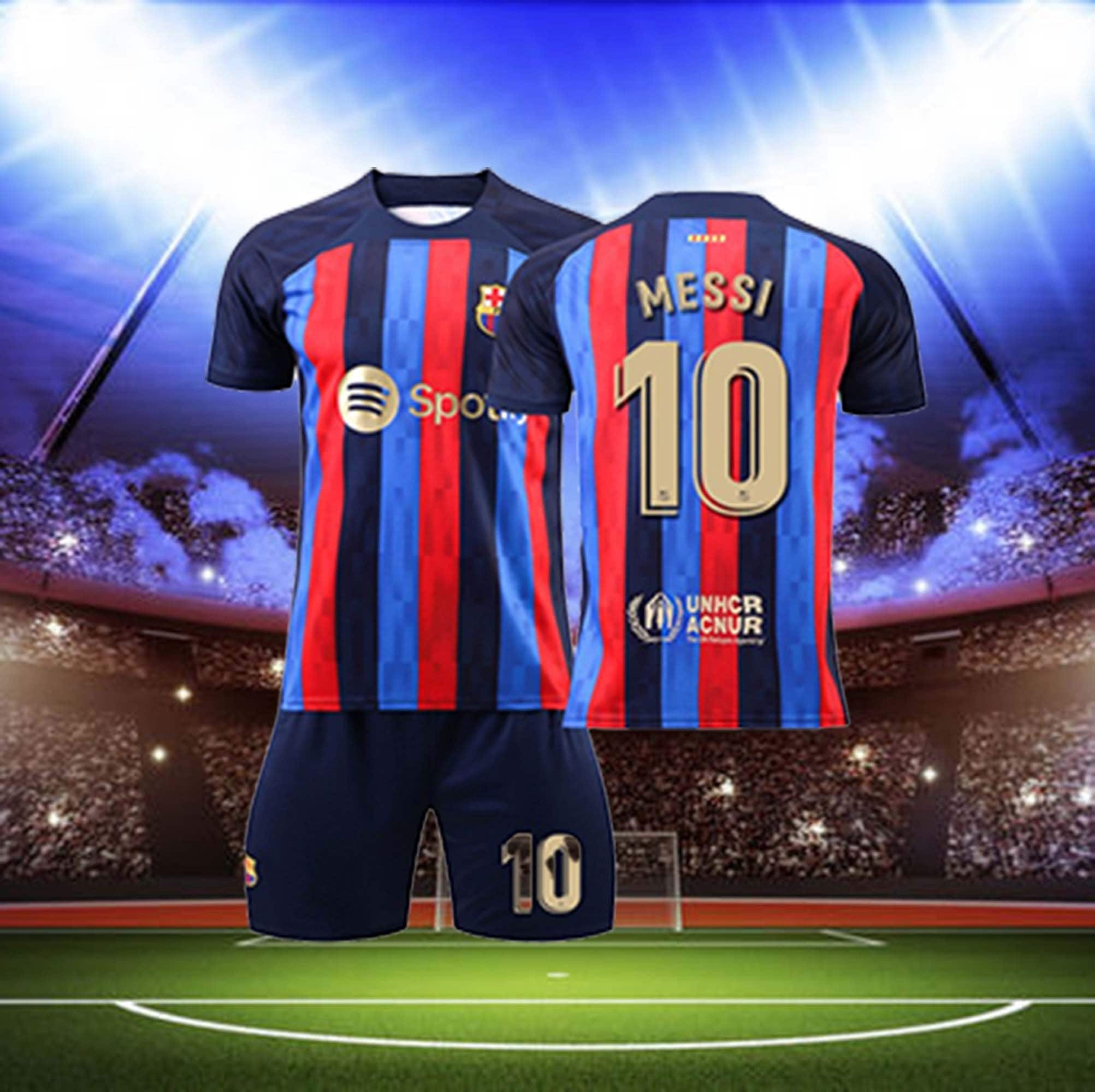 Nike Barcelona Home Messi 10 Jersey 2022-2023 (La Liga Printing)