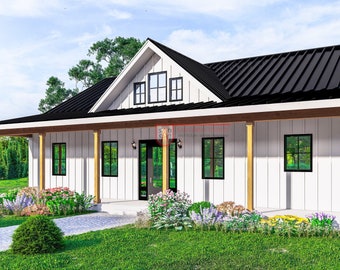 246SVD 2000 Sq. Ft.  | 3 Bed | 2 Bath - Barndominium Drawing Blueprints