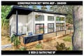 960 SF Barndominium Cabin ADU - 50x24 | 2 Bed | 2 Bath- Drawing Blueprints