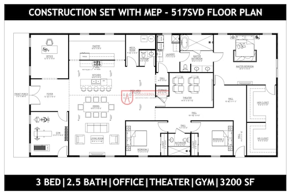 Panic Room Floor Plans