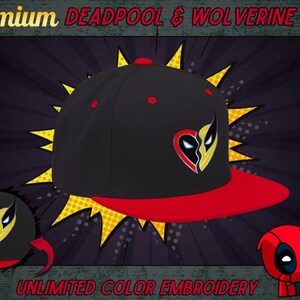 Deadpool Hat Baseball Hats L Letter V Logo Design Embroidery Dad