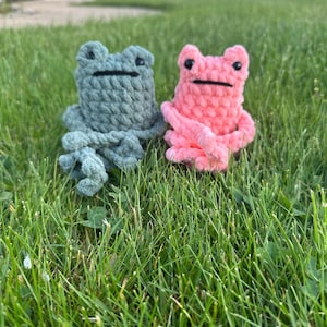 Adorable Crochet Leggy Frogs
