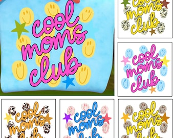 Paquete PNG del Club de Mamás Geniales, Diseño Floral para Mamá, PNG del Día de la Madre, Vida de Mamá, Diseño del Club de Mamás con Rayas, PNG de Mamá Leopardo Femenina, Ama como Jesús